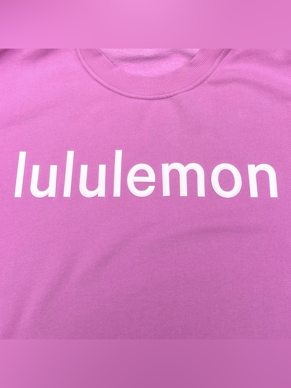 Lululemon Perfectly Oversized Crew In Dahlia Mauve Size 10 - Picture 3 of 6